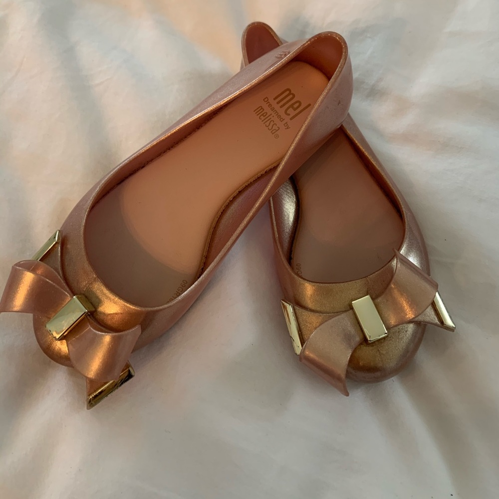 Champagne jelly flats by Mel by Melissa